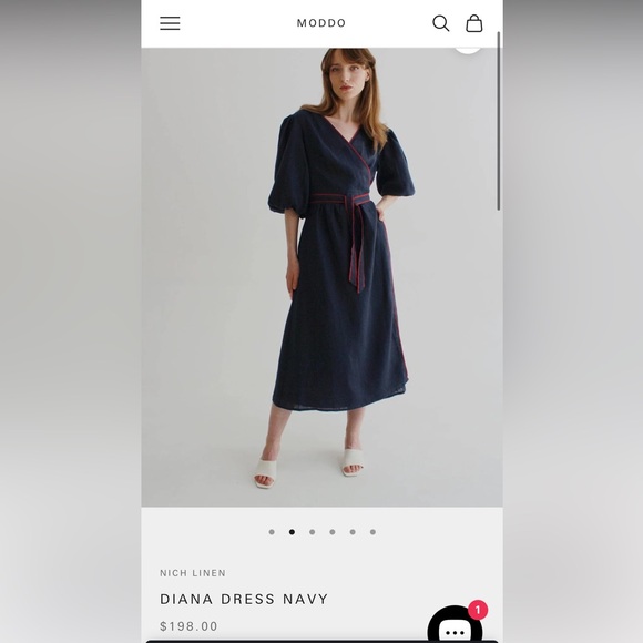 100% Linen Wrap Dreas - Picture 2 of 9